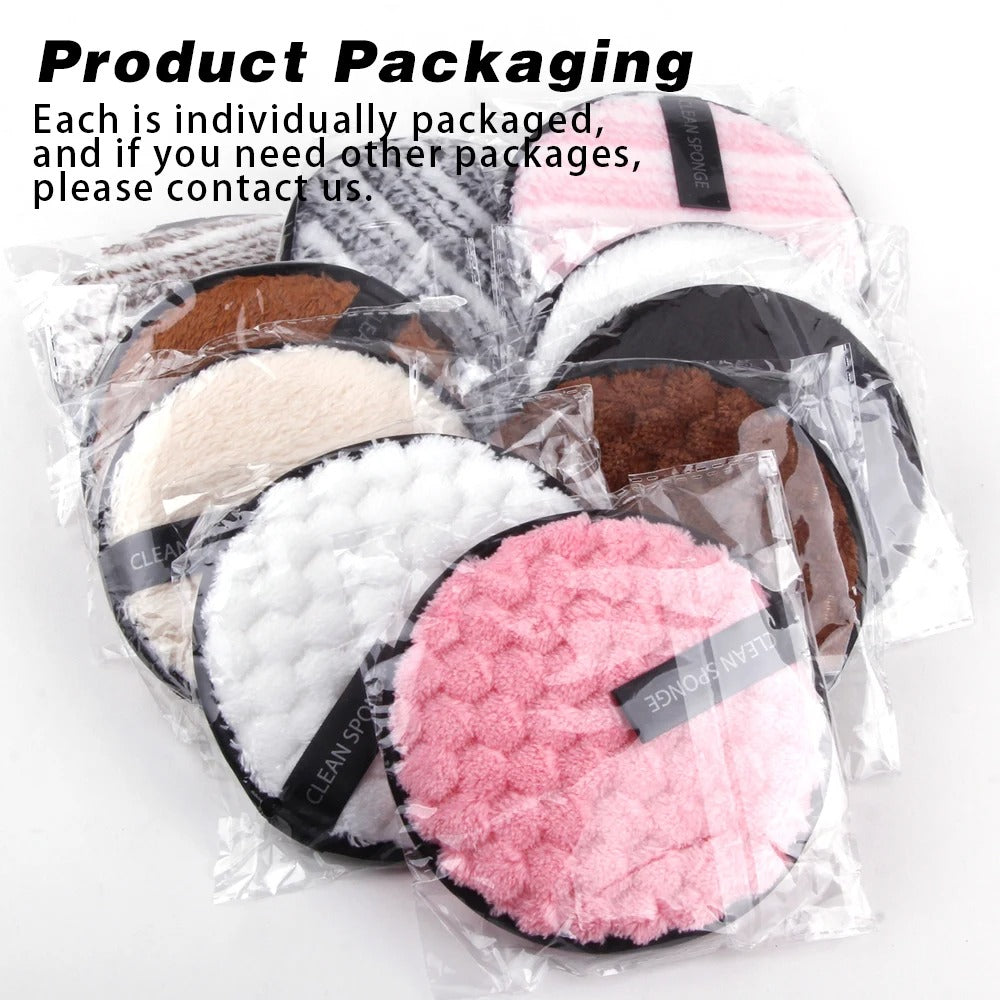 4pcs Reusable Discs Makeup Remover Pads