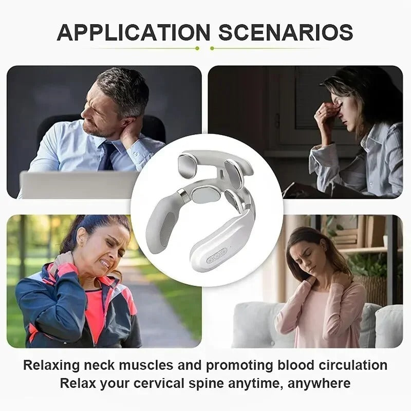 Neck massage machine