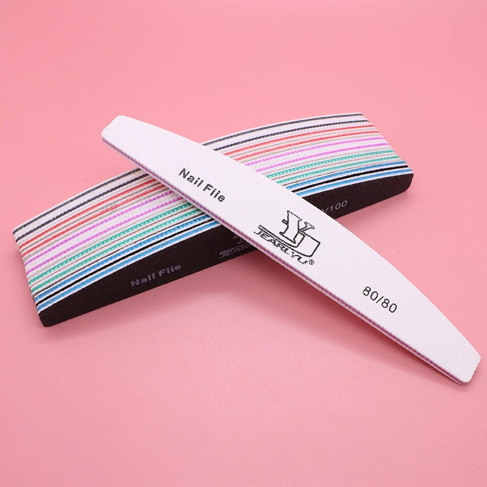 5pcs Nail File 80 100 150 180 240 grit Manicure Set