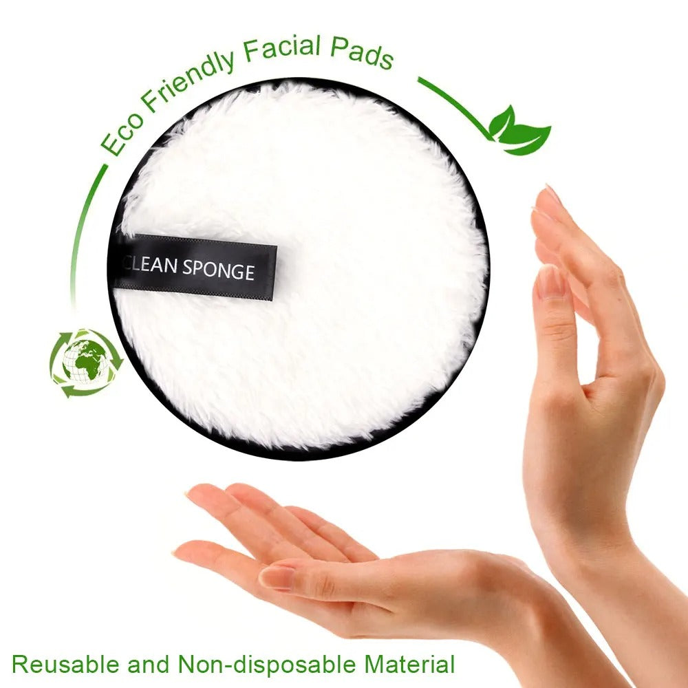4pcs Reusable Discs Makeup Remover Pads
