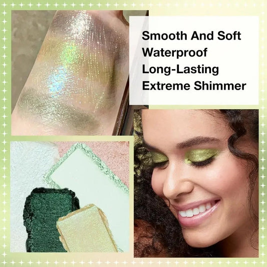 16 Colour Green Pearl Eyeshadow Palette