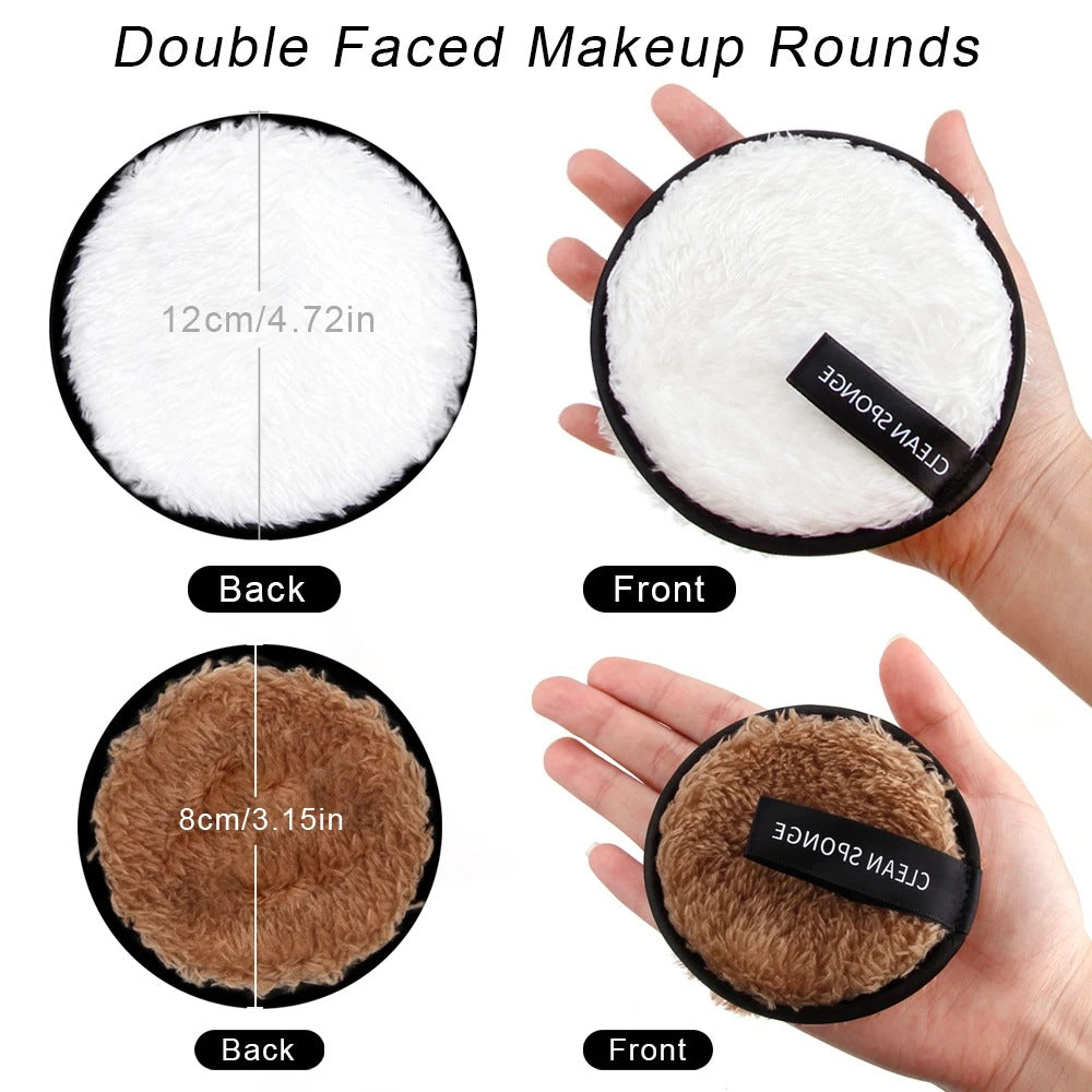 4pcs Reusable Discs Makeup Remover Pads