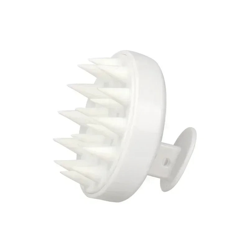 Plastic silicone massage comb for clean the scalp