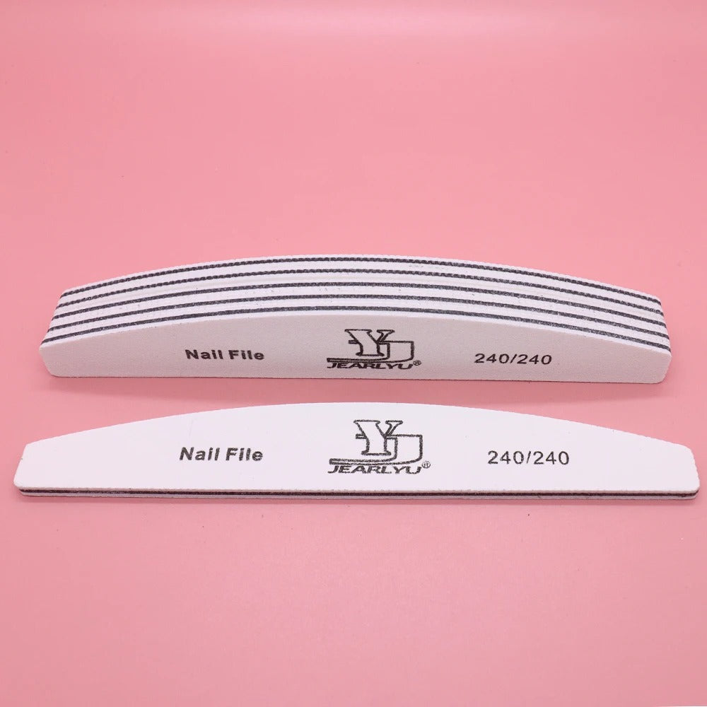 5pcs Nail File 80 100 150 180 240 grit Manicure Set
