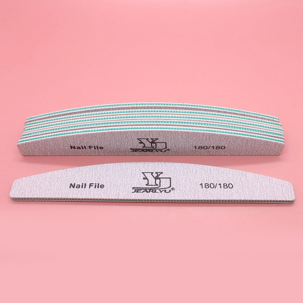 5pcs Nail File 80 100 150 180 240 grit Manicure Set