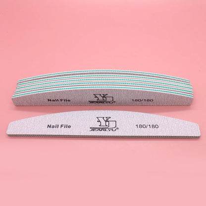 5pcs Nail File 80 100 150 180 240 grit Manicure Set