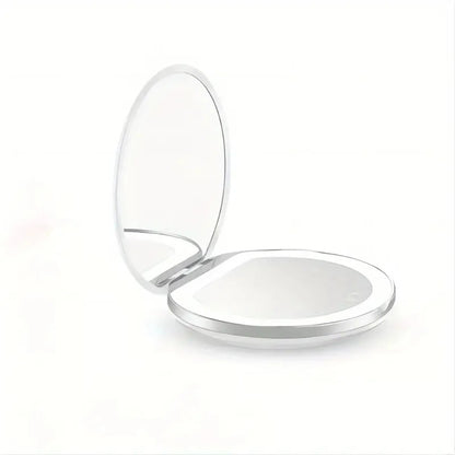 Compact Mirror with Light