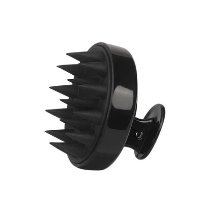 Plastic silicone massage comb for clean the scalp