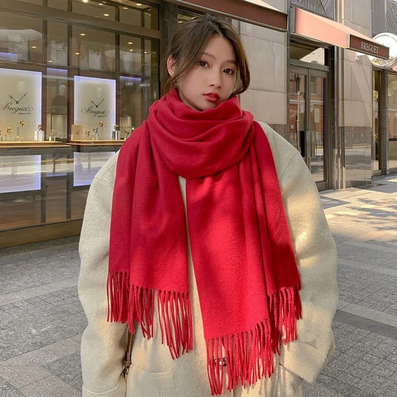 New Scarf Cashmere Woman Wool Ladies Scarf