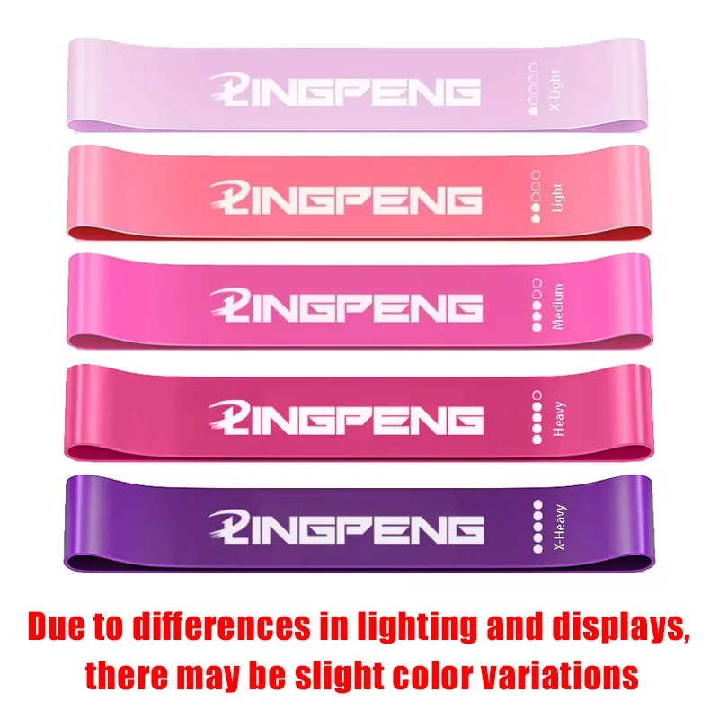 Portable Fitness Workout Equipment Rubber Resistance Bands