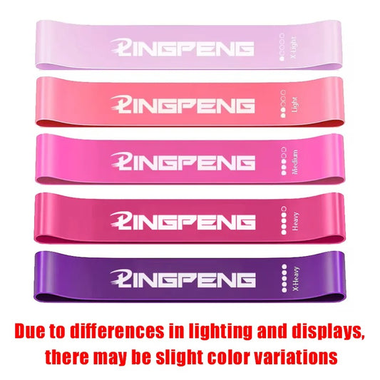 Portable Fitness Workout Equipment Rubber Resistance Bands