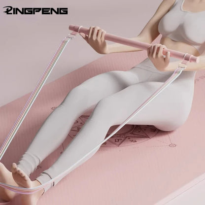 Pilates Tension Rope & Stick Set