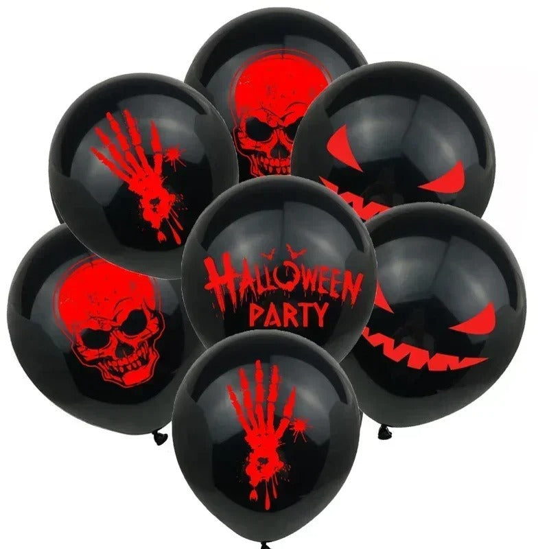 12PCS Halloween Ghost Balloons