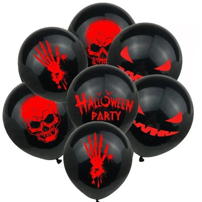 12PCS Halloween Ghost Balloons