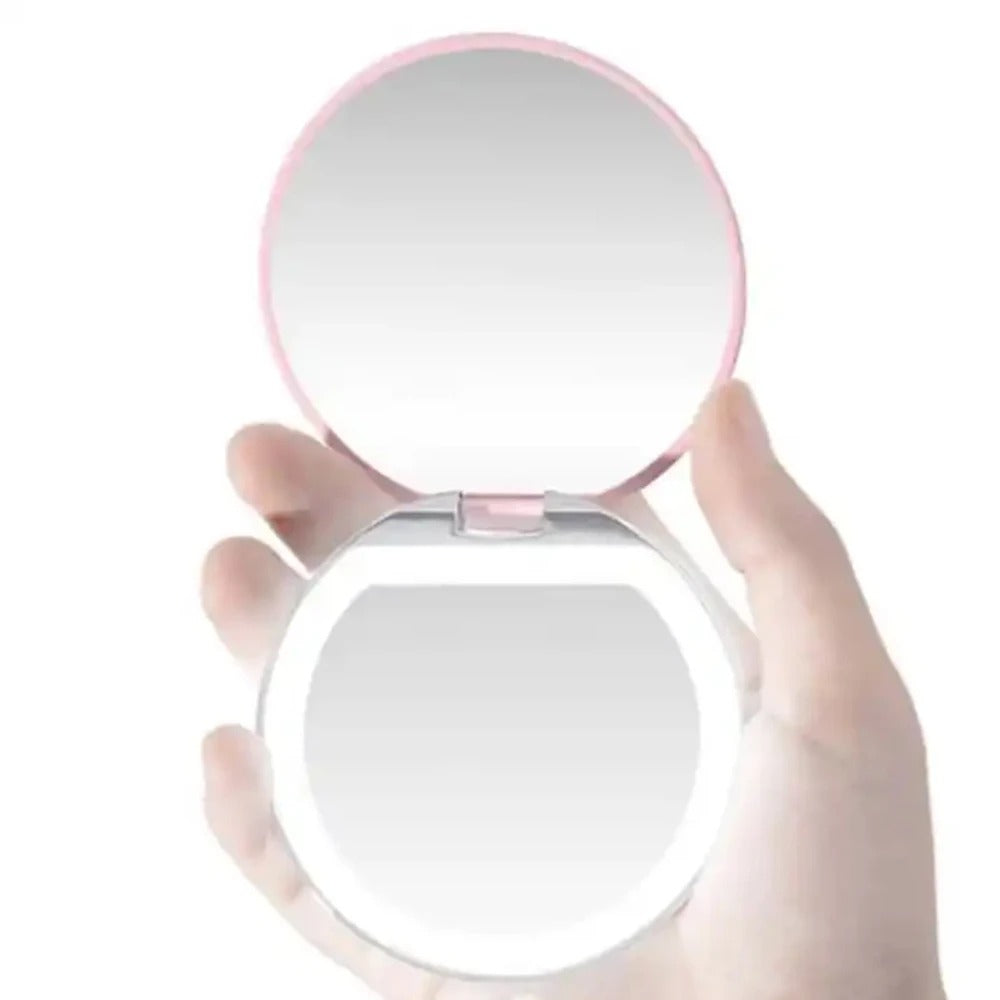 Compact Mirror with Light