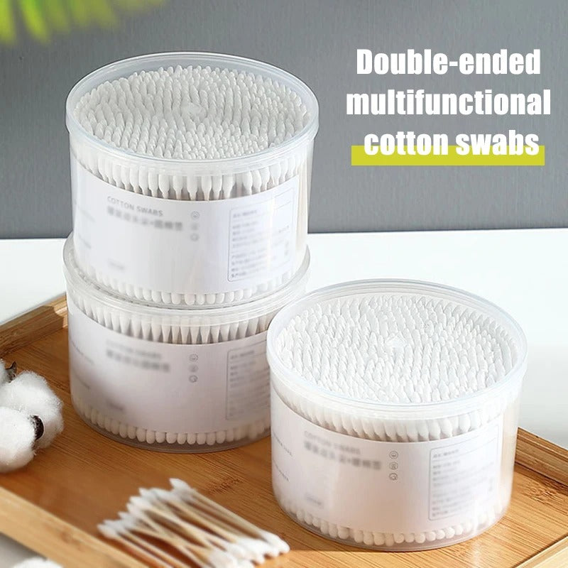 500pcs Disposable Cotton Swab Box