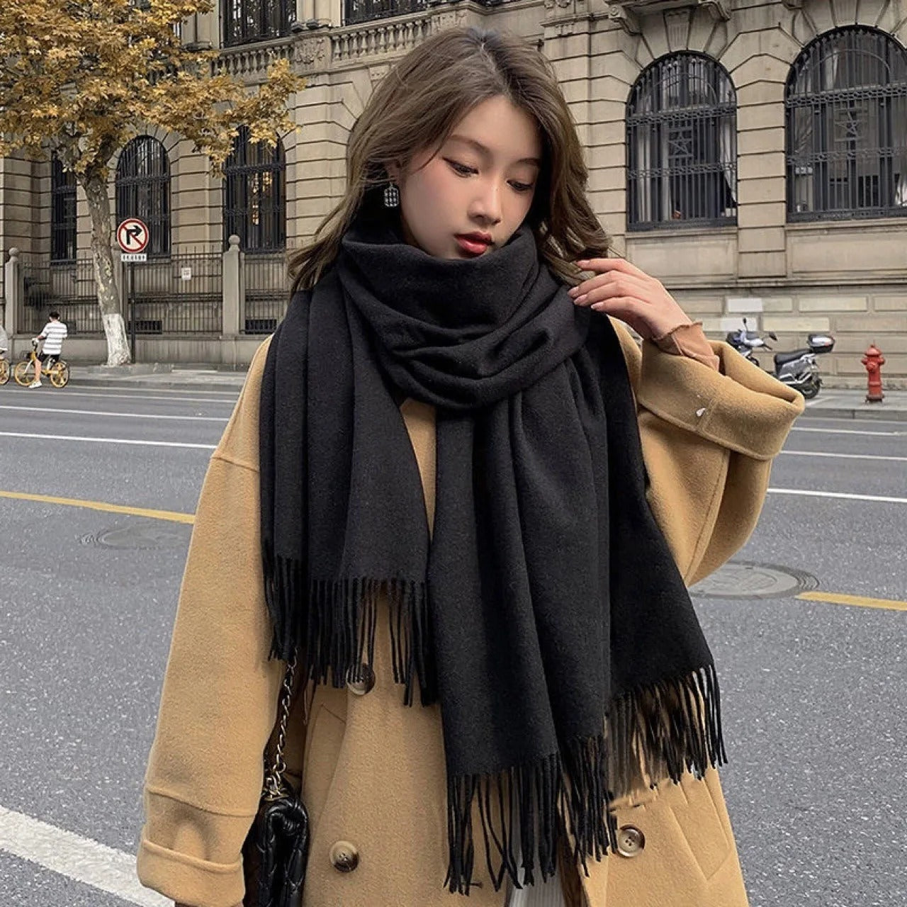 New Scarf Cashmere Woman Wool Ladies Scarf
