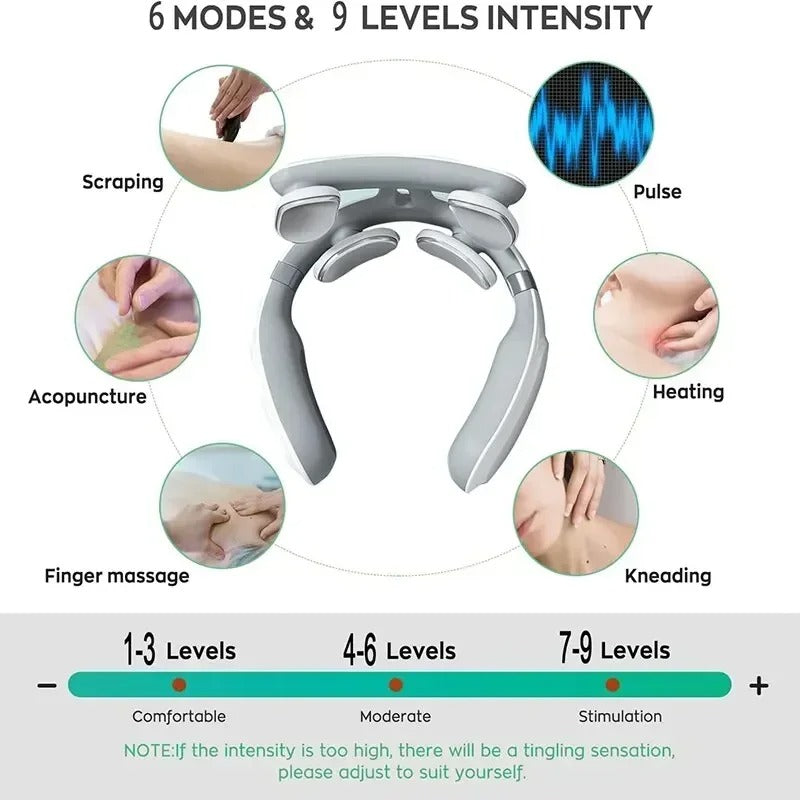 Neck massage machine
