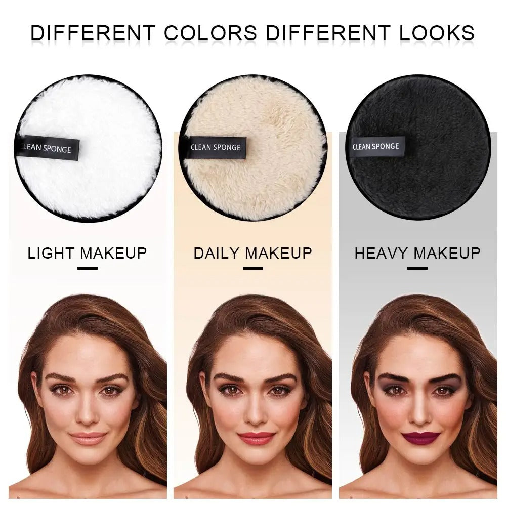 4pcs Reusable Discs Makeup Remover Pads