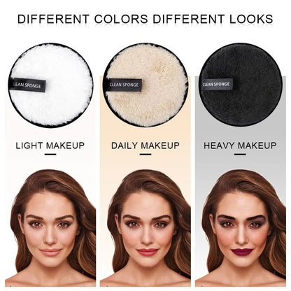 4pcs Reusable Discs Makeup Remover Pads