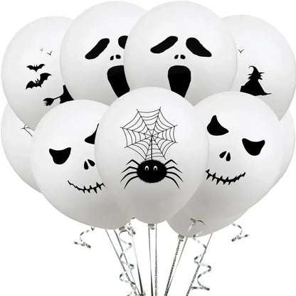 12PCS Halloween Ghost Balloons