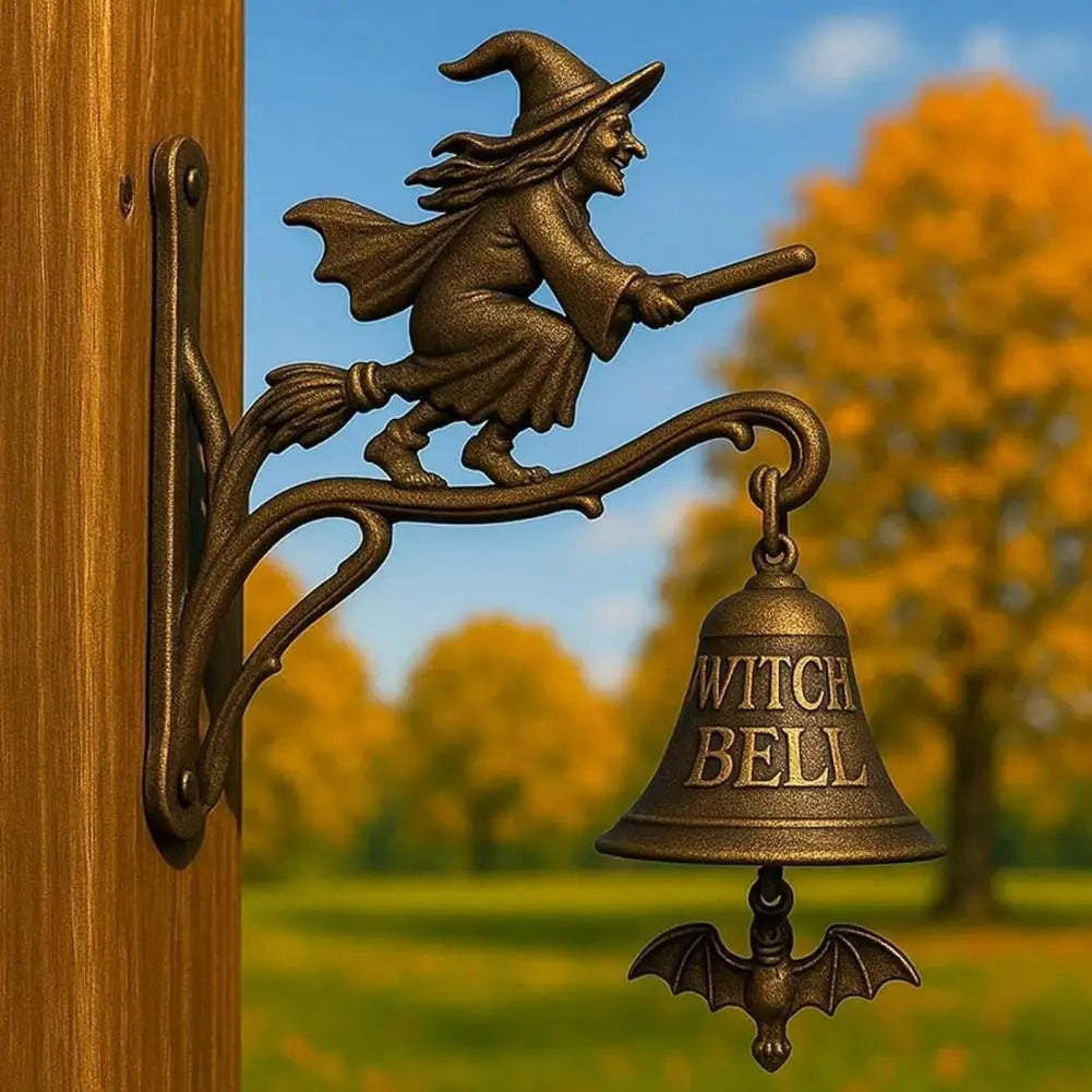 Halloween Witch Bell - Vintage