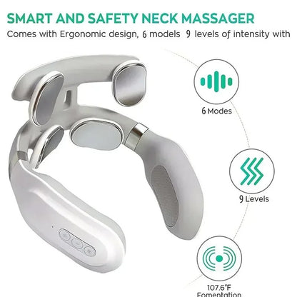 Neck massage machine