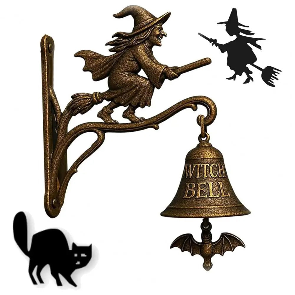 Halloween Witch Bell - Vintage