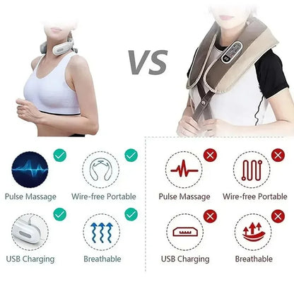 Neck massage machine
