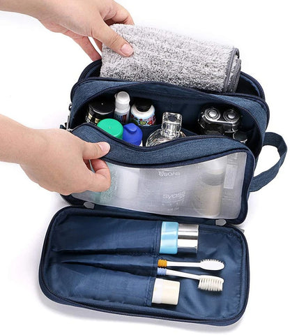 Women/Men Large Daily Waterproof Toiletry Bag Men