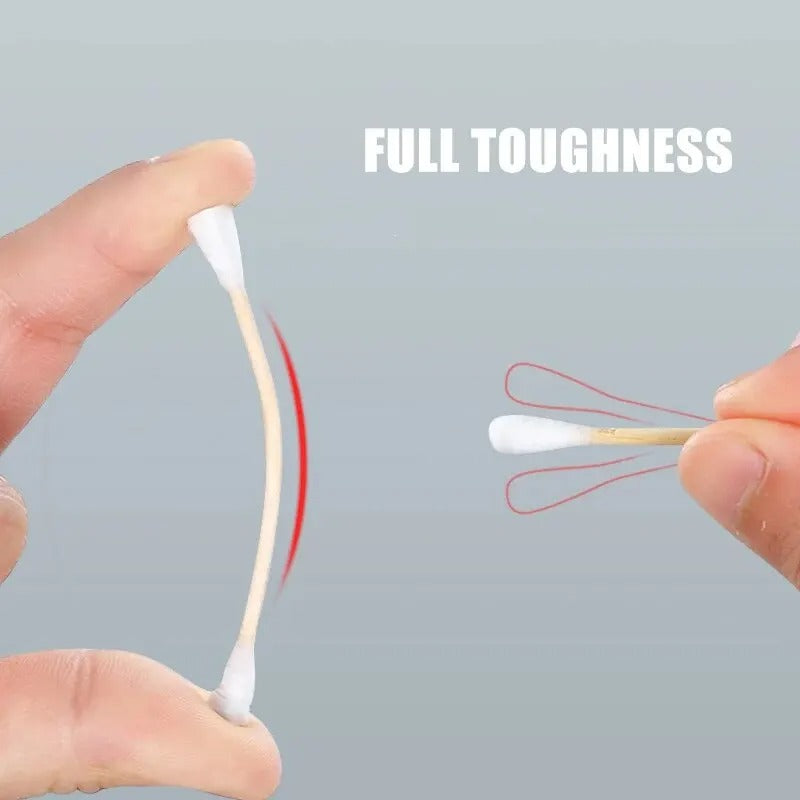 500pcs Disposable Cotton Swab Box