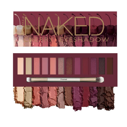 12 Colour Eyeshadow Palette – Long Lasting Brown &amp; Pink Makeup Palette