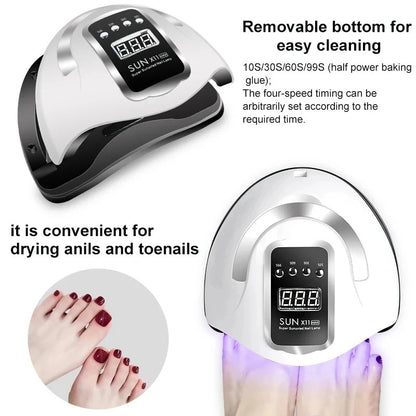 Professional Nail Lamp with Infrared Sensor – Fast Curing LED/UV Nail Dryer