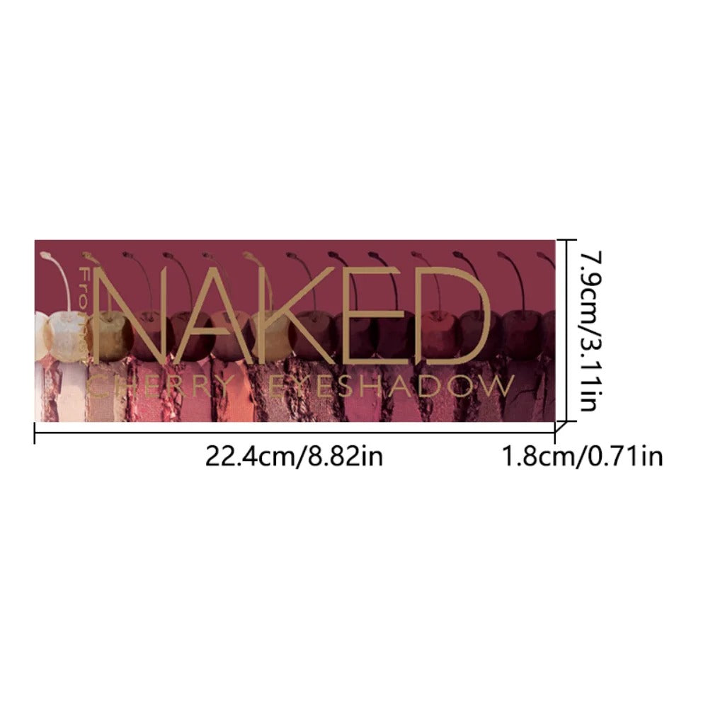 12 Colour Eyeshadow Palette – Long Lasting Brown &amp; Pink Makeup Palette