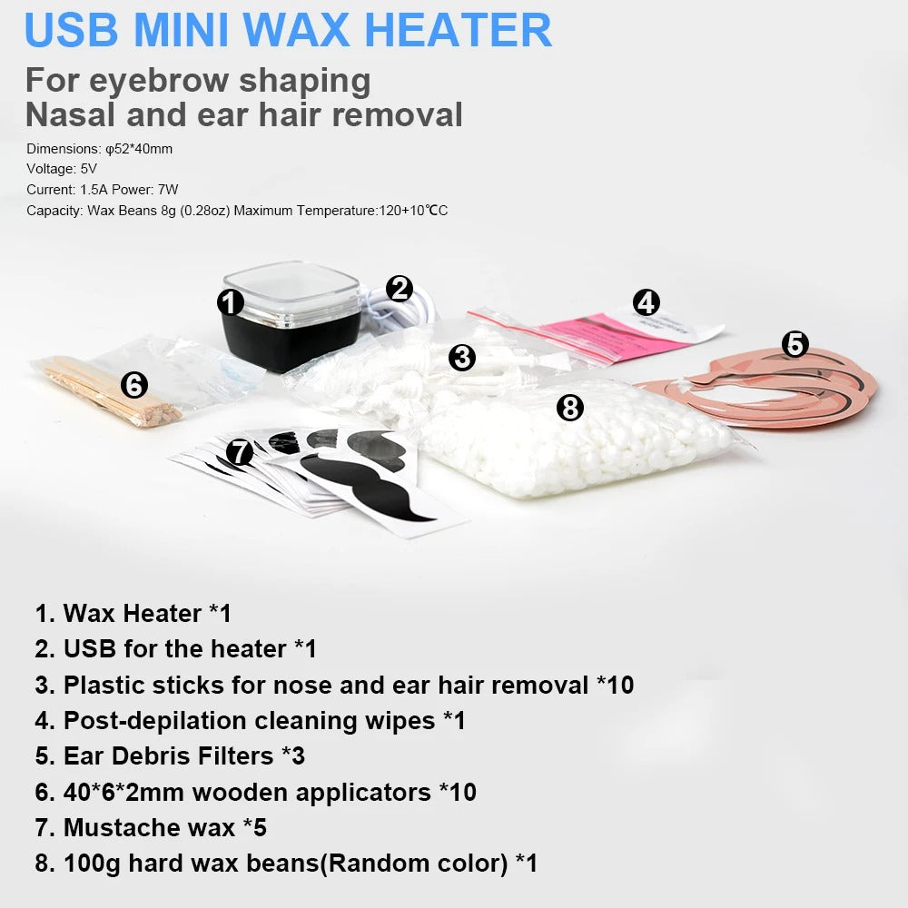 USB Mini Wax Heating Machine – Precision Wax Warmer Kit
