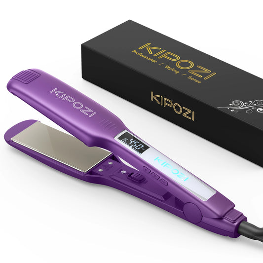 KIPOZI Professional Titanium Flat Iron Hair Straightener