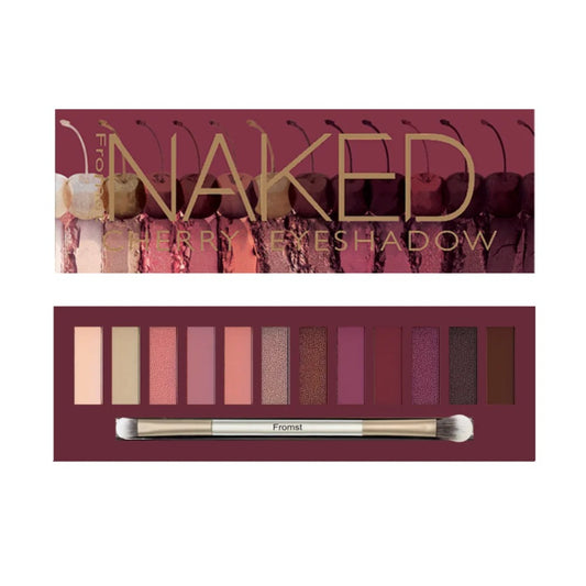 12 Colour Eyeshadow Palette – Long Lasting Brown &amp; Pink Makeup Palette