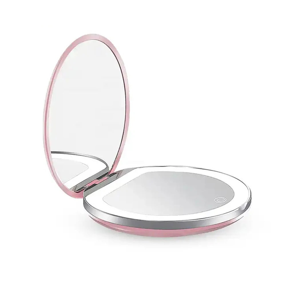 Compact Mirror with Light