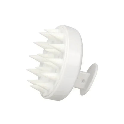 Plastic silicone massage comb for clean the scalp