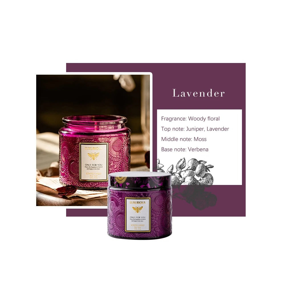 Natural Soy Candle Lasting Fragrance Candles for Home