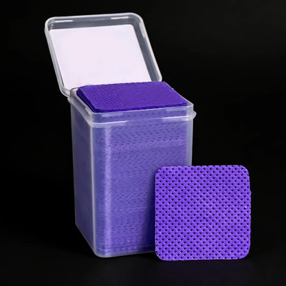 200pcs/box Lint-Free Nail Polish Remover Wipes